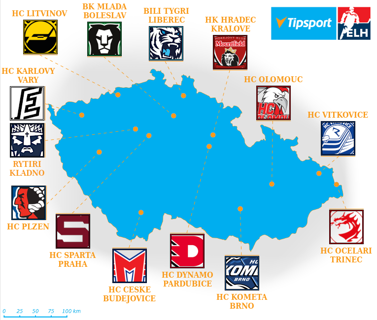 Tipsport Extraliga map