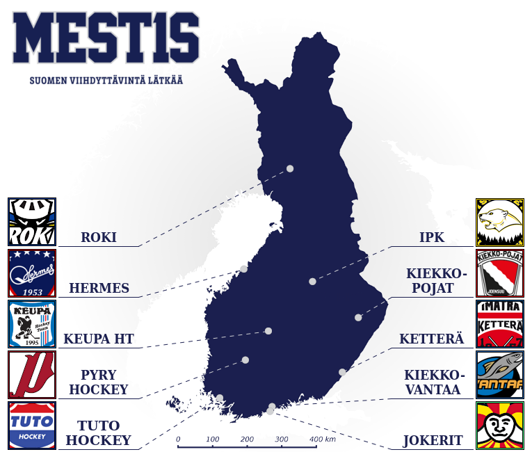 Mestis map