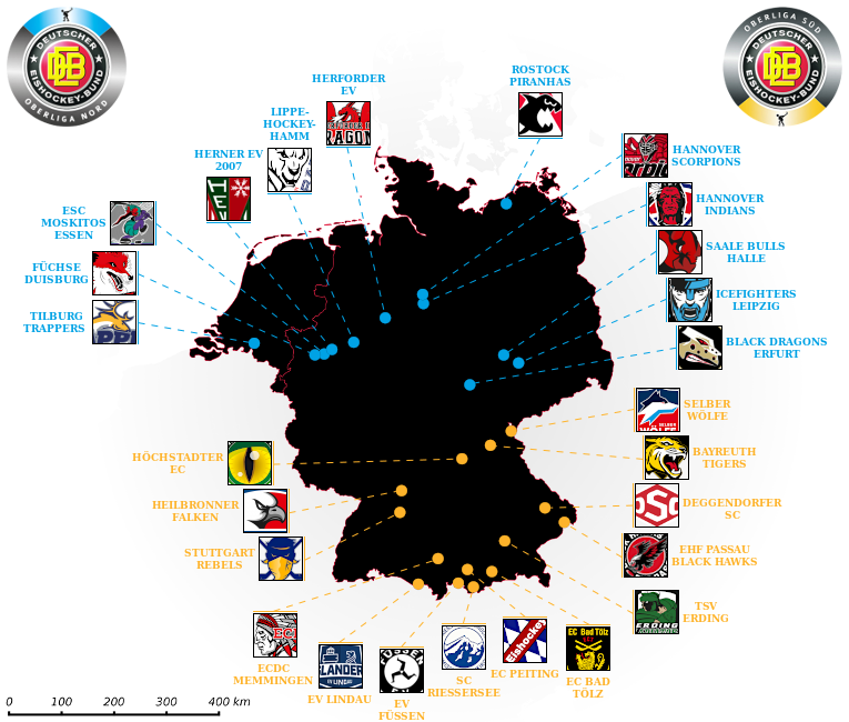 Oberliga map
