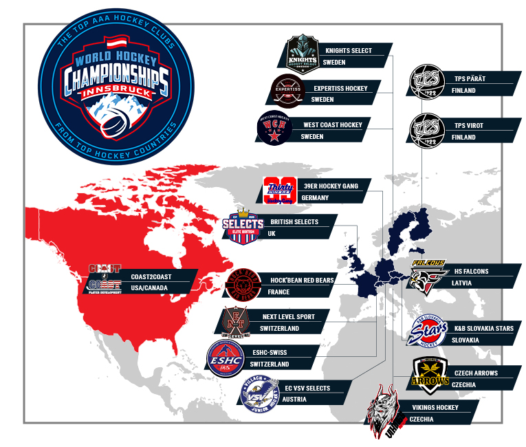 World Hockey Championship U14 map